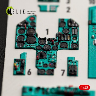 MiG-23 MF декаль інтер'єр для комплекту Trumpeter 1/48 KELIK K48199 детальное изображение 3D Декали Афтермаркет