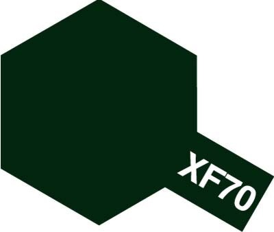 Alcohol-based acrylic paint Dark Green 2 Tamiya 10ml XF-70 детальное изображение Акриловые краски Краски