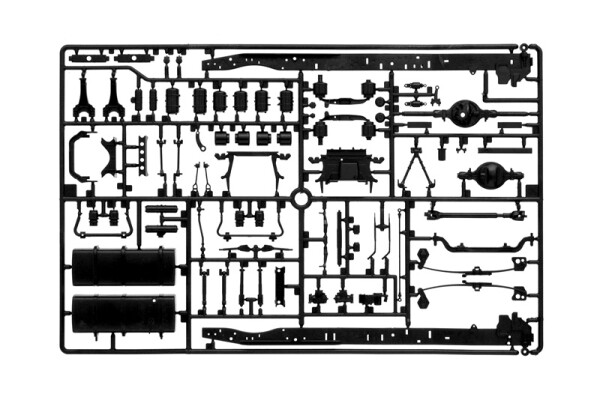 Сборная модель 1/24 Грузовой автомобиль / тягач Iveco S-WAY Italeri 3963 детальное изображение Грузовики / прицепы Гражданская техника