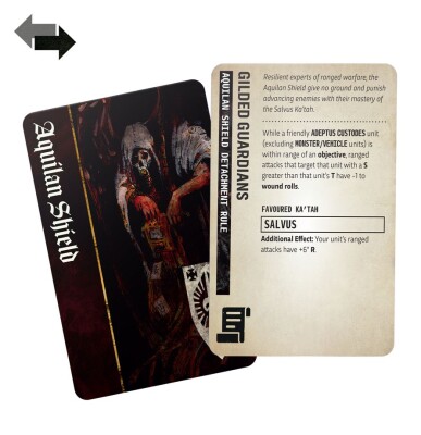 Игровые карты Warhammer 40000: COMMAND PACK - ADEPTUS CUSTODES (ENG) детальное изображение Адептус Кустодес Армии Империума