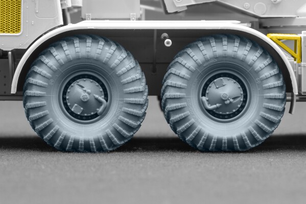 Набір коліс (з деформацією) I-159 для ZIL-135 від Trumpeter ScaleX WM-35040W детальное изображение Колёса Афтермаркет