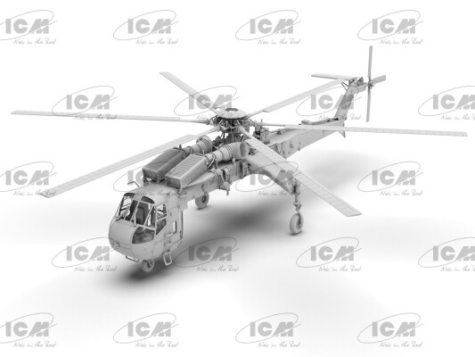 Збірна модель 1/72 Важкий вертоліт Sikorsky CH-54A Tarhe ICM 72001 детальное изображение Вертолеты 1/72 Вертолеты