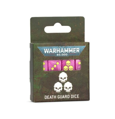 WARHAMMER 40000: DEATH GUARD DICE SET детальное изображение Кубы WARHAMMER 40,000