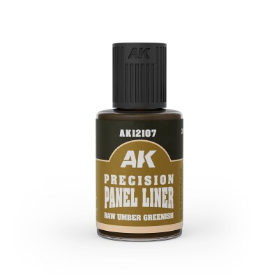 Панелайнер умбра (raw umber greenish) 30 мл AK-Interactive 12107 детальное изображение Смывки Weathering