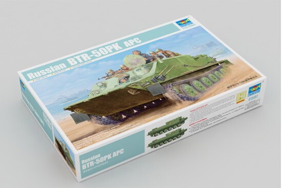 Scale model 1/35 Soviet BTR-50PK Trumpeter 01582 детальное изображение Бронетехника 1/35 Бронетехника