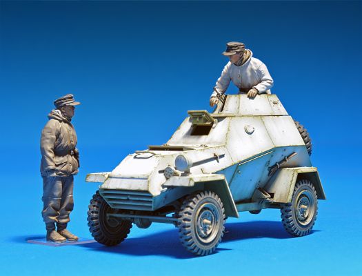 БА-64(р) бронеавтомобиль с экипажем детальное изображение Автомобили 1/35 Автомобили