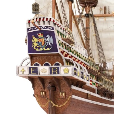 Сборная деревянная модель 1/85 Галеон HMS &quot;Revenge &quot; OcCre 13004 детальное изображение Корабли Модели из дерева