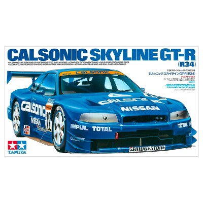 Scale model 1/24 Car Nissan Calsonic Skyline GT-R Tamiya 24219 детальное изображение Автомобили 1/24 Автомобили