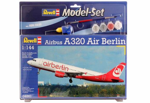 Подарунковий набір Airbus A320 AirBerlin детальное изображение Самолеты 1/144 Самолеты
