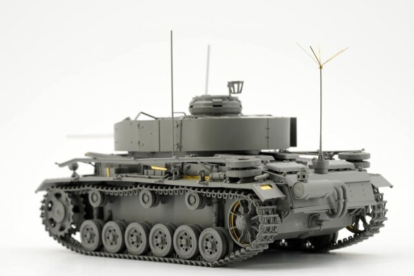 Збірна модель 1/35 Німецький танк Pz.Bef.Wg.III Ausf.K з екранами (2 до 1) Border Model BT-048 детальное изображение Бронетехника 1/35 Бронетехника