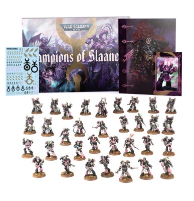 CHAMPIONS OF SLAANESH: EMPEROR'S CHILDREN ARMY SET (ENG) детальное изображение Игровые наборы WARHAMMER 40,000