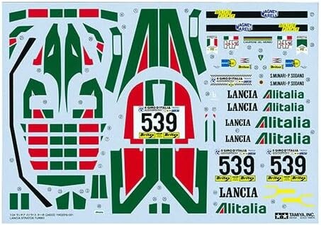 Scale model 1/24 car Lancia Stratos Turbo Tamiya 25210 детальное изображение Автомобили 1/24 Автомобили