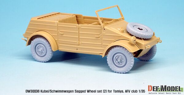 WW2 German Wagen Wheel set 2 (dw30003) (for Tamiya/AFV Club 1/35) детальное изображение Смоляные колёса Афтермаркет