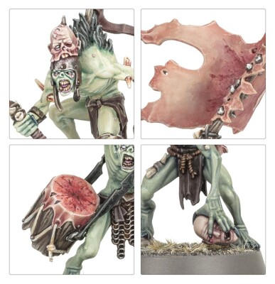 Игровой набор Warhammer AGE OF SIGMAR - SPEARHEAD: FLESH-EATER COURTS - THE SCARLET JURY детальное изображение Дворы Пожирателей Плоти Смерть