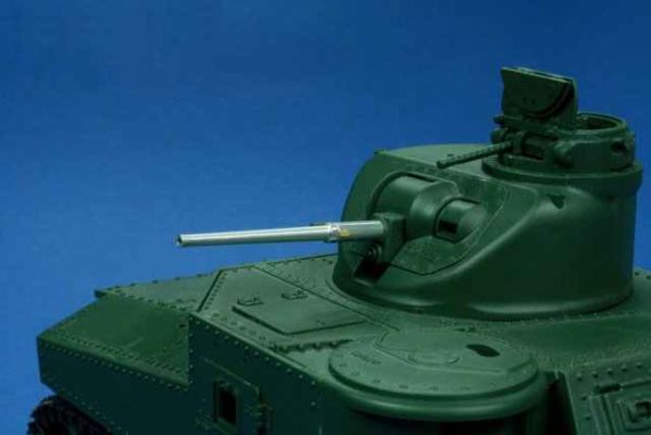 Металевий ствол для танка M3 Lee 75мм L/40 + 37мм, в масштабі 1:35 детальное изображение Металлические стволы Афтермаркет