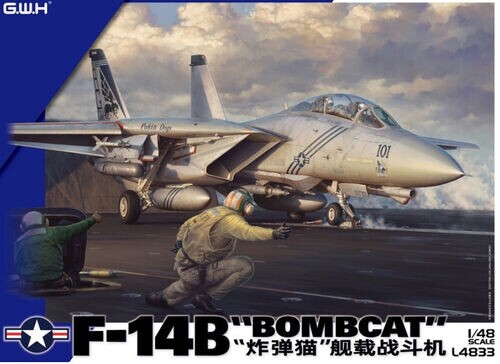 Збірна модель 1/48 Літак Grumman F-14 B Bombcat Great Wall Hobby L4833 детальное изображение Самолеты 1/48 Самолеты