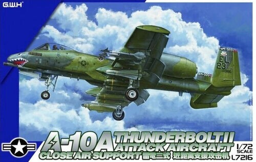 Збірна модель 1/72 Літак Fairchild Republic A-10 A Thunderbolt II Great Wall Hobby L7216 детальное изображение Самолеты 1/72 Самолеты