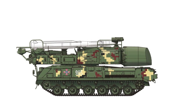 Збірна модель 1/35 Зенітний ракетний комплекс 9К37М1 Бук Meng SS-014 детальное изображение Зенитно ракетный комплекс Военная техника