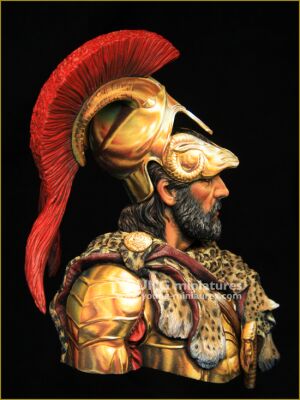 Бюст. Древнегреческий военачальник детальное изображение Фигуры 1/10 Фигуры