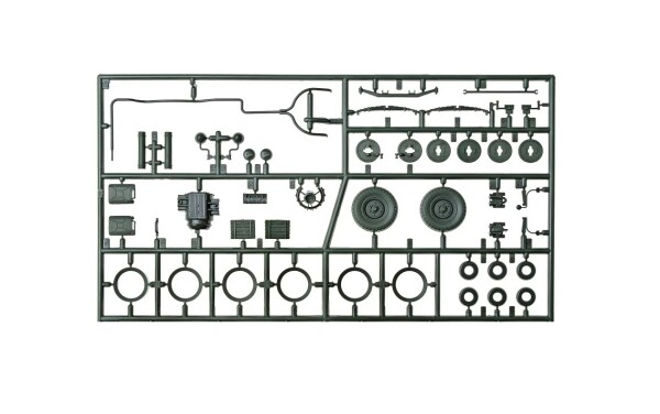 Збірна модель 1/35 Німецька вантажівка Krupp Protze (Kfz.70) 1 ton (6x4) Tamiya 35317 детальное изображение Автомобили 1/35 Автомобили