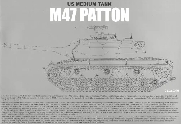 Збірна модель 1/35 Американський танк M47/M47G Patton (2 в 1) Takom 2070 детальное изображение Бронетехника 1/35 Бронетехника