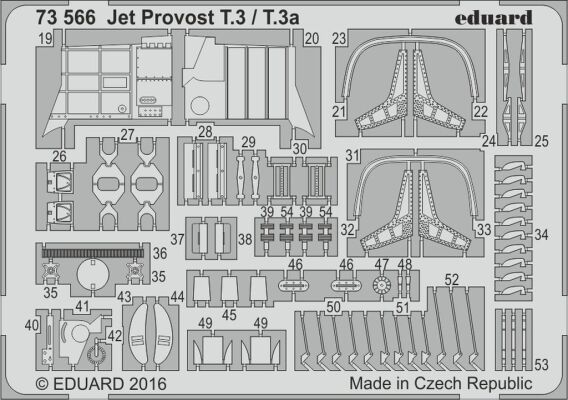 Jet Provost T.3 / T.3a 1/72 детальное изображение Фототравление Афтермаркет