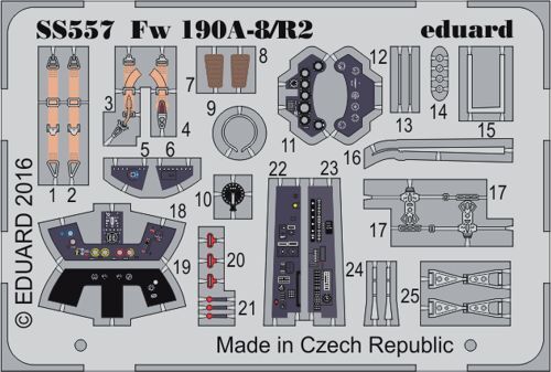 Fw 190A-8/ R2 Weekend 1/72 детальное изображение Фототравление Афтермаркет