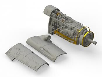 Bf 109F engine &amp; fuselage guns  детальное изображение Наборы деталировки Афтермаркет