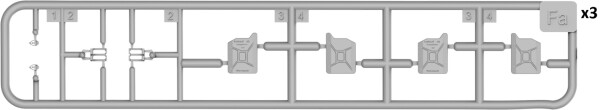 Сборная модель 1/35 Бронеавтомобиль Sd.Kfz.234/1 Schwerer Panzerspähwagen 2cm поздняя модификация детальное изображение Автомобили 1/35 Автомобили