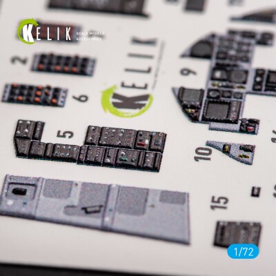 F-15C MSIP II Eagle декаль интерьер для комплекта GWH 1/72 KELIK K72048 детальное изображение 3D Декали Афтермаркет