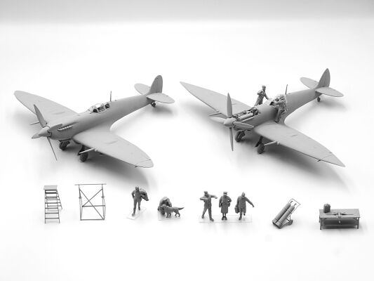 World War II Air Force Airfield WAAF детальное изображение Самолеты 1/48 Самолеты