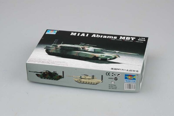 Scale model 1/72 American tank Abrams M1A1 Trumpeter 07276 детальное изображение Бронетехника 1/72 Бронетехника