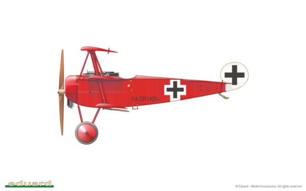 Scale model 1/48 Triplane Fokker Dr.I Eduard 8162 детальное изображение Самолеты 1/48 Самолеты