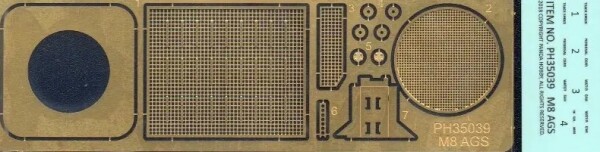 Збірна модель 1/35 Легкий авіадесантний танк M8 Zimi PH35039 детальное изображение Бронетехника 1/35 Бронетехника