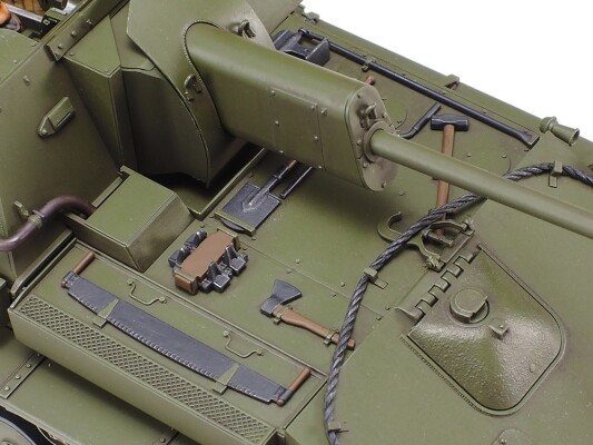 Scale model 1/35 SPG Self-Propelled Gun SU-76M Tamiya 35348 детальное изображение Артиллерия 1/35 Артиллерия