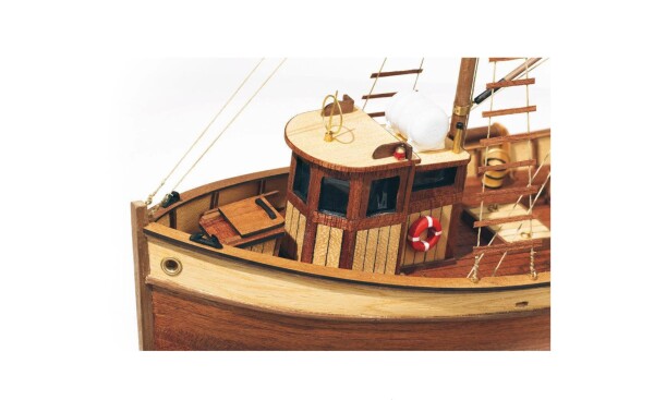 Scale wooden model 1/45 Spanish fishing boat &quot;Palamos&quot; OcCre 12000 детальное изображение Корабли Модели из дерева