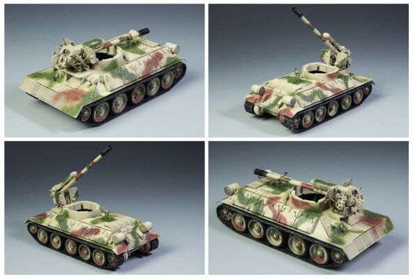Збірна модель 1/35 Сирійська самохідна гаубиця T-34/D30 122MM RFM RM-5030 детальное изображение Военная техника 