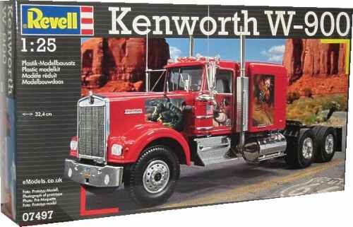 Kenworth W-900 детальное изображение Автомобили 1/25 Автомобили