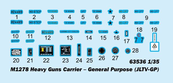 M1278 Heavy Guns Carrier – General Purpose (JLTV-GP) детальное изображение Автомобили 1/35 Автомобили
