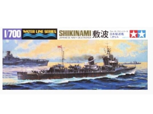Збірна модель 1/700 Японський есмінець Shikinami Tamiya 31408 детальное изображение Флот 1/700 Флот