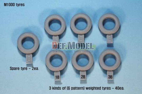  M1070/M1000 HETS Sagged wheel set  детальное изображение Смоляные колёса Афтермаркет