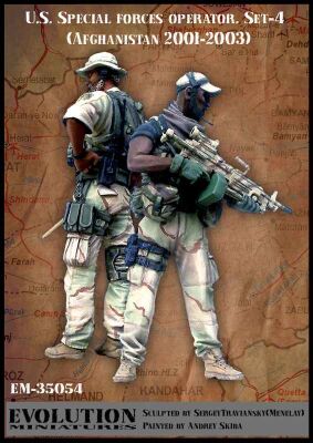  U.S.Special Forces Operator (Afghanistan 2001-2003) - 4 детальное изображение Фигуры 1/35 Фигуры
