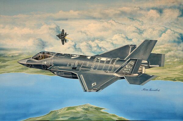 Scale model 1/32 Lightning II fighter-bomber F-35A Trumpeter 03231 детальное изображение Самолеты 1/32 Самолеты