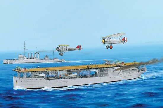 Збірна модель американського авіаносця Ленглі детальное изображение Флот 1/350 Флот