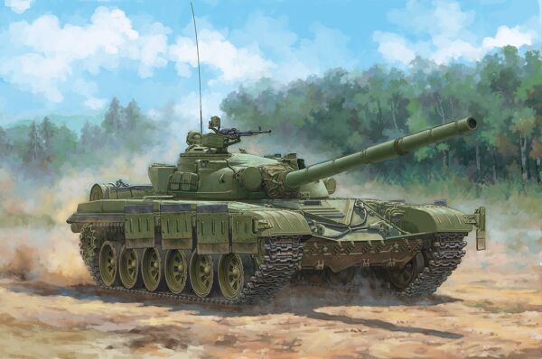 Збірна модель середнього бойового танка Радянського Союзу Т-72 Урал детальное изображение Бронетехника 1/35 Бронетехника