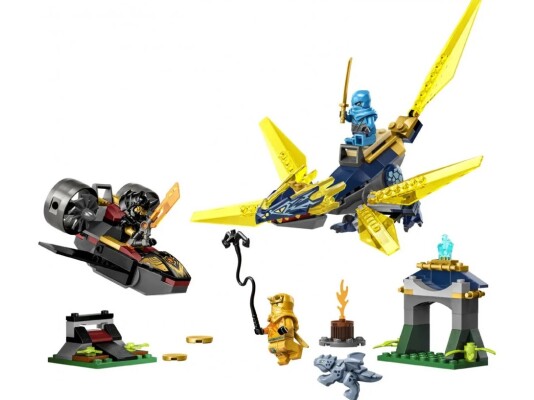 Конструктор LEGO NINJAGO Битва дракончиків Нії та Аріна 71798 детальное изображение NINJAGO Lego