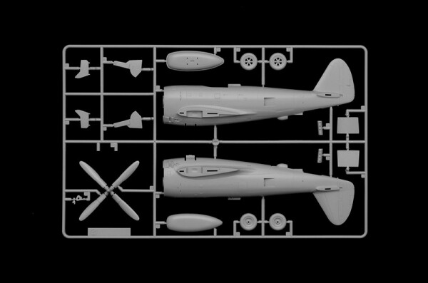 Сборная модель 1/48 Самолет P-47D Thunderbolt Италери 2835 детальное изображение Самолеты 1/48 Самолеты