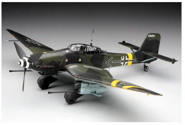 Збірна модель 1/32 Німецький бомбардувальник Junkers Ju87G Stuka Kanonenvogel Hasegawa 08075 детальное изображение Самолеты 1/32 Самолеты