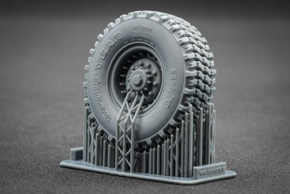 Set of wheels with CTIS inflation system for HIMARS from Trumpeter ScaleX WM 35012 детальное изображение Колёса Афтермаркет