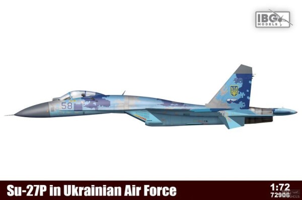 Сборная модель 1/72 Самолет Су-27П ВВС Украины IBG Models 72906 детальное изображение Самолеты 1/72 Самолеты